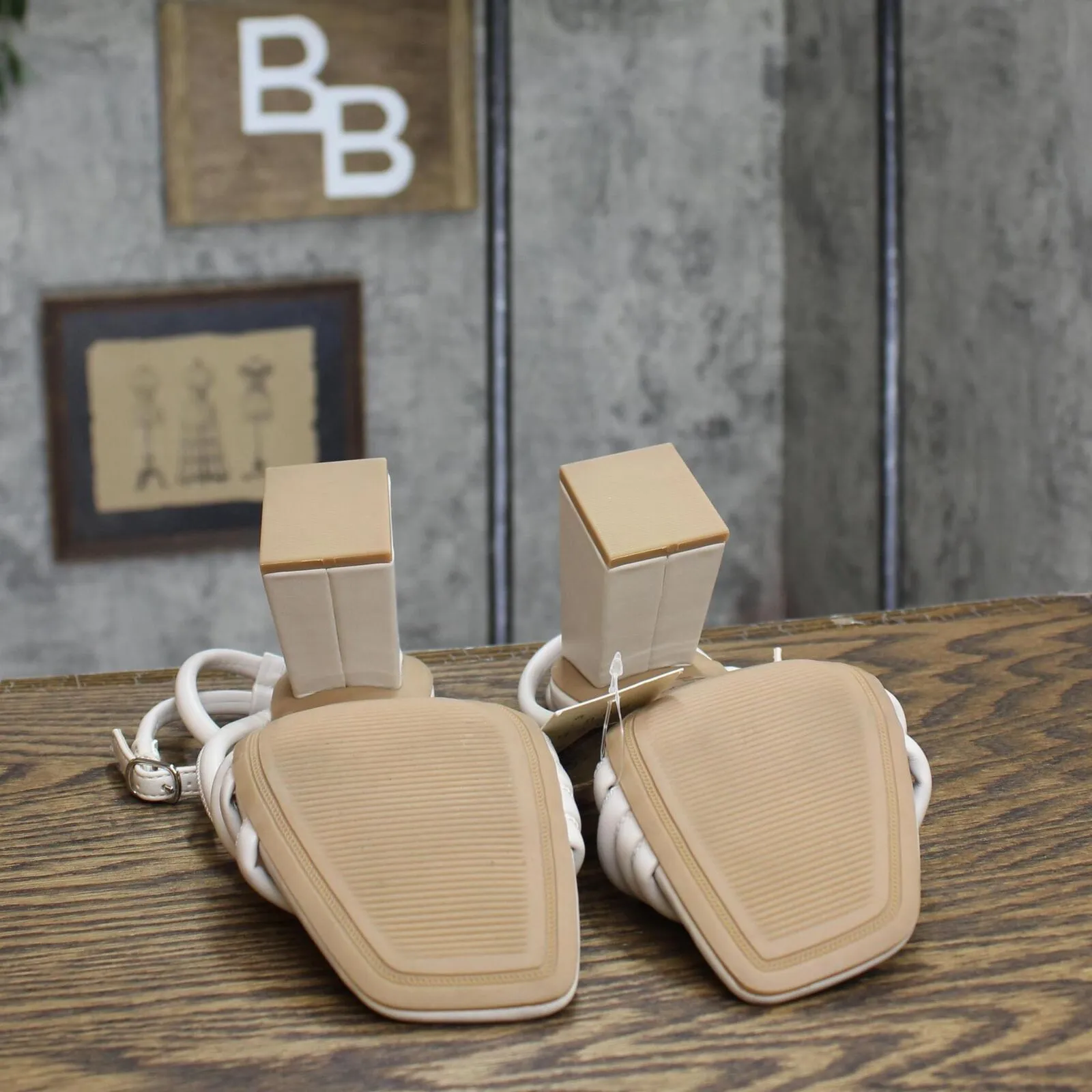 A New Day Women's Katana Heels 89530359 Off White 6.5M