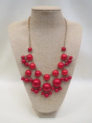ADO | Bubble Necklace Red