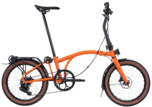 Brompton G Line with Rack Small Folding Bike - Adventure Orange