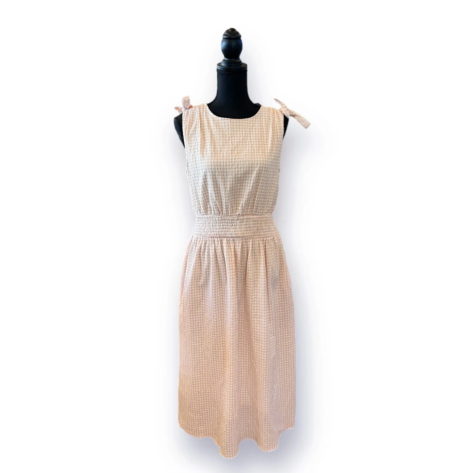 Cambridge Gingham Midi Dress~Final Sale