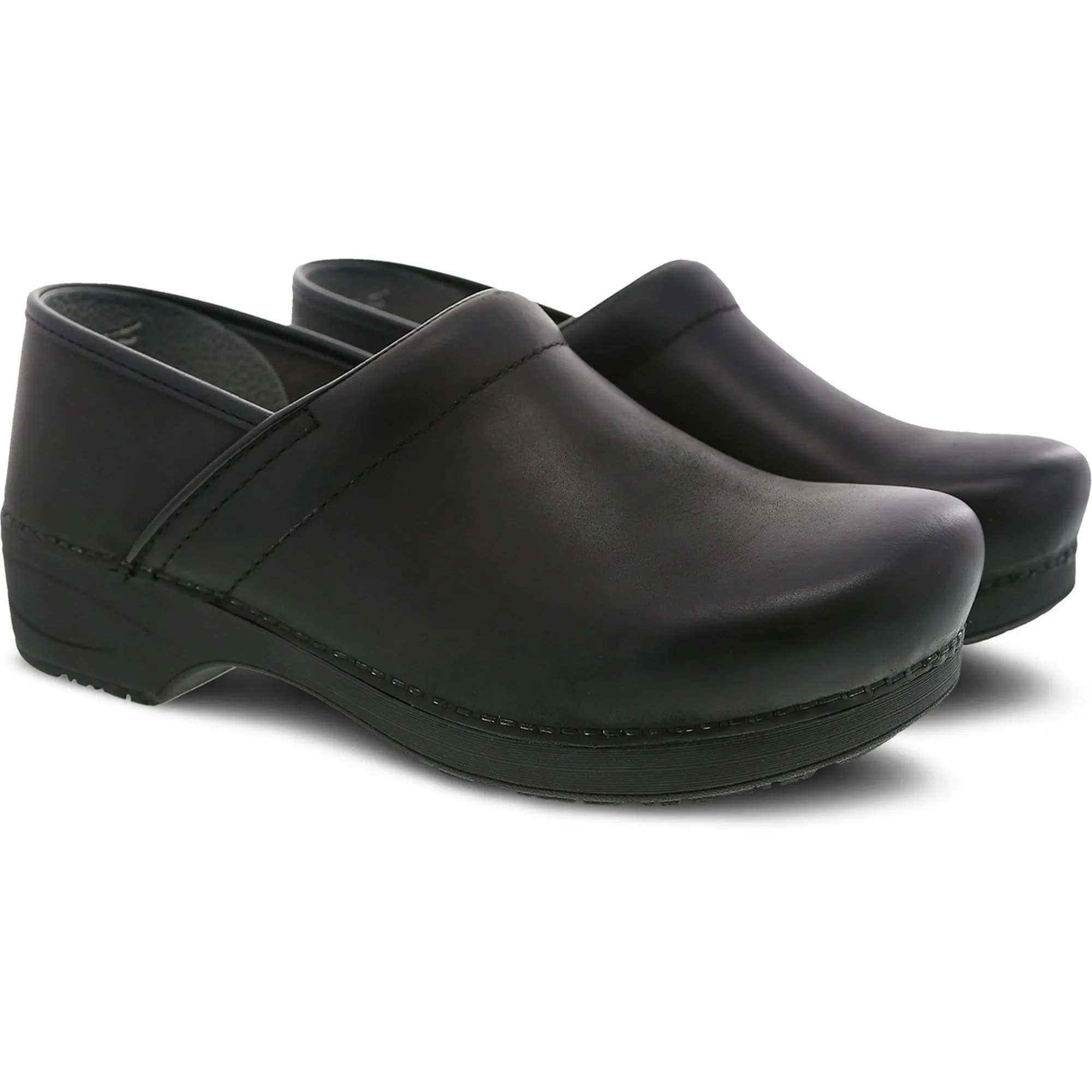 DANSKO XP 2.0 Men's Black Burnished Nubuck Clogs