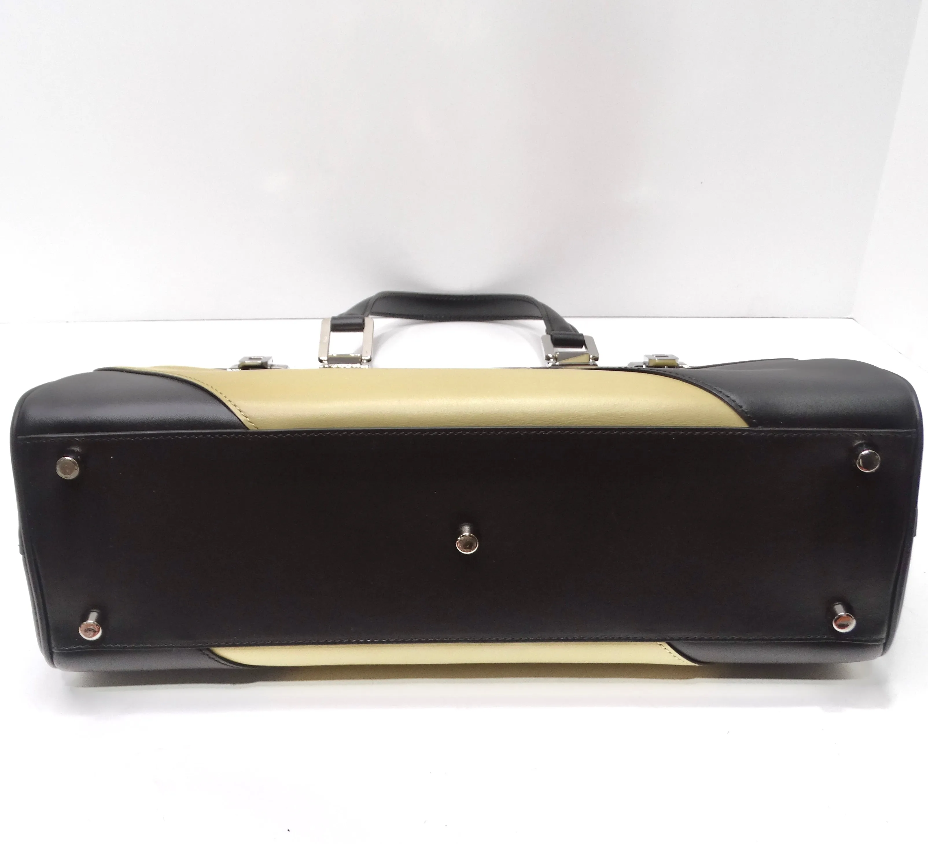 Gucci Zumi Diagonal Stripe Leather Handbag