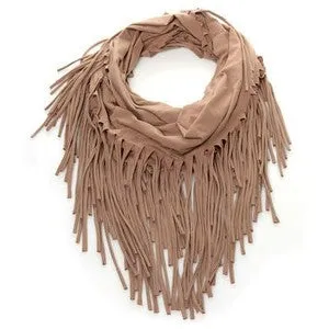 Infinity Scarf | Fringe Mocha