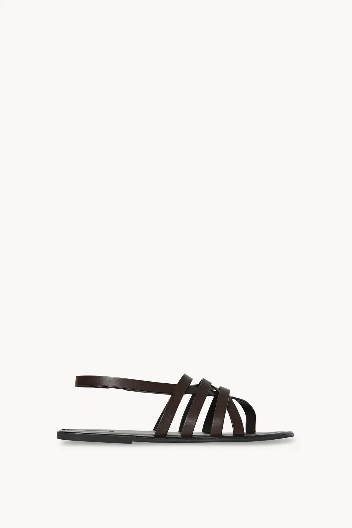 Line Sandal in Smooth Leather
