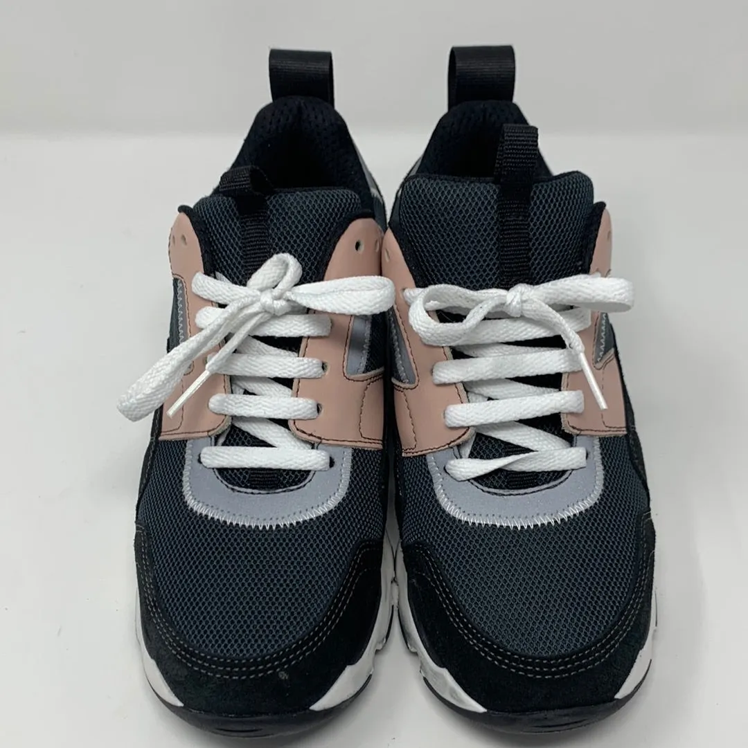 MARNI Navy and Pink Sneakers