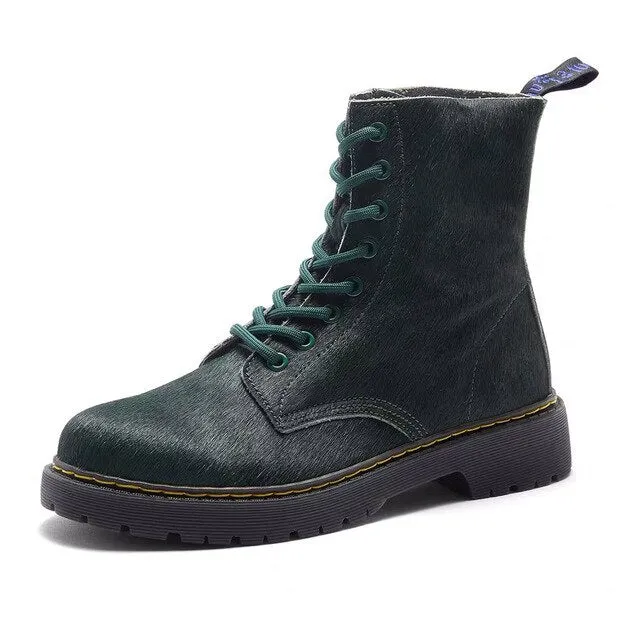 Men Horsehair Rome New England Martins Boots