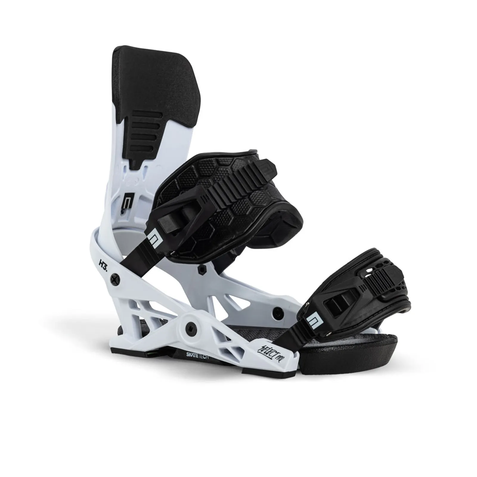 Now Select Pro Mens Snowboard Bindings White